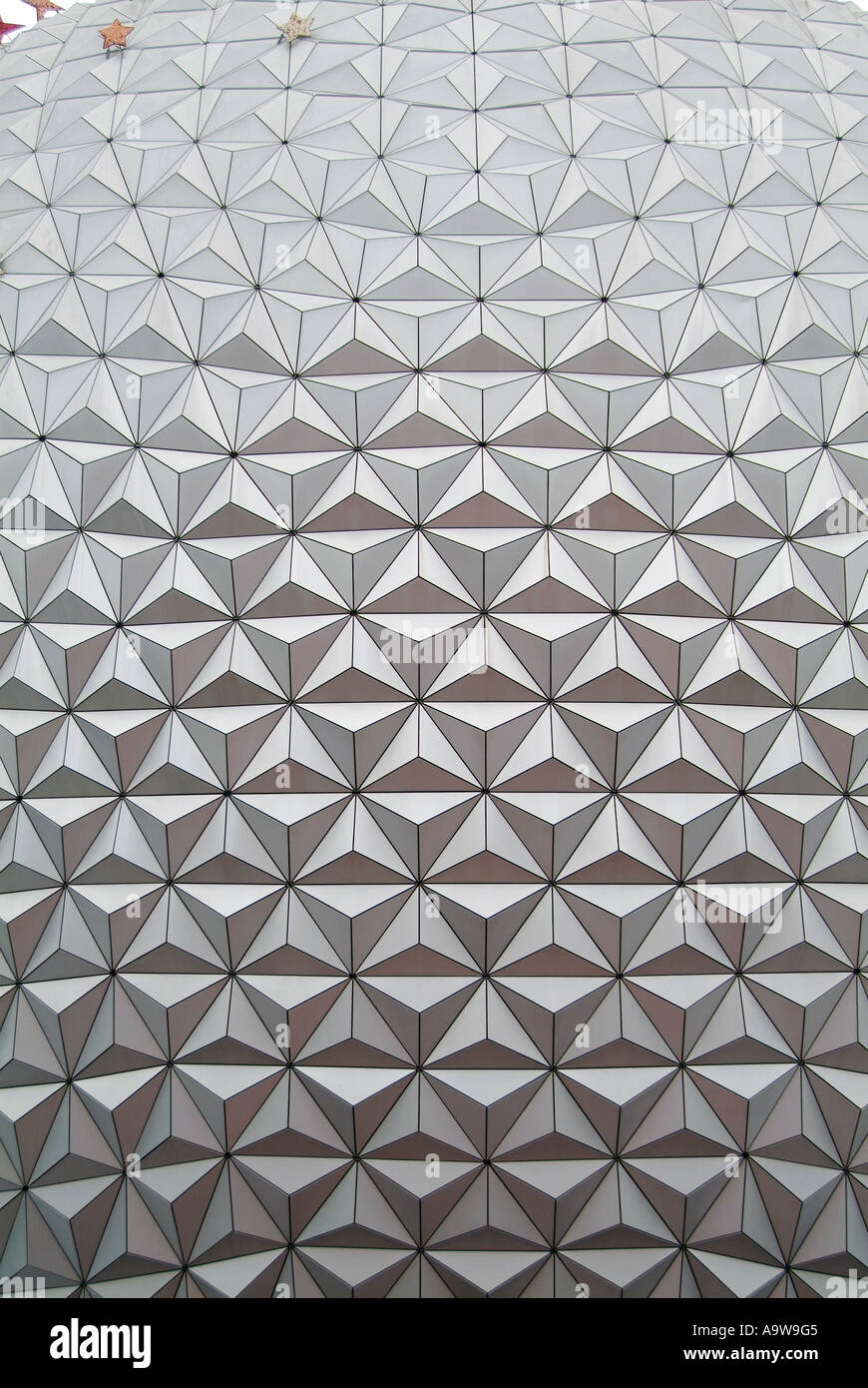 Vaisseau spatial Terre au Centre Epcot à Walt Disney World Orlando Floride FL le parc à thème Banque D'Images