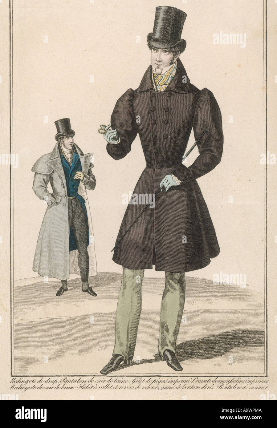 Mens Coats 1828 Banque D'Images
