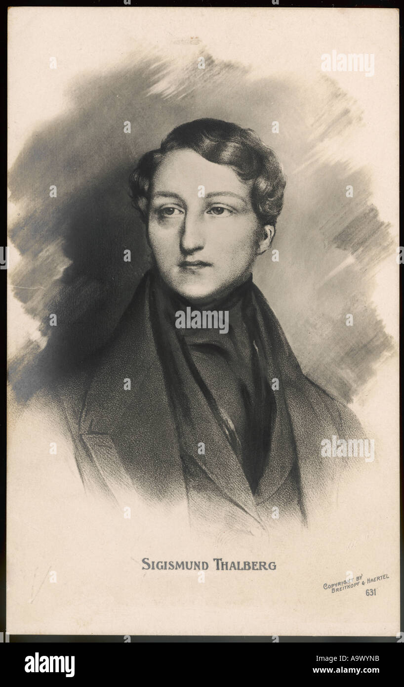 Sigismund Thalberg Banque D'Images