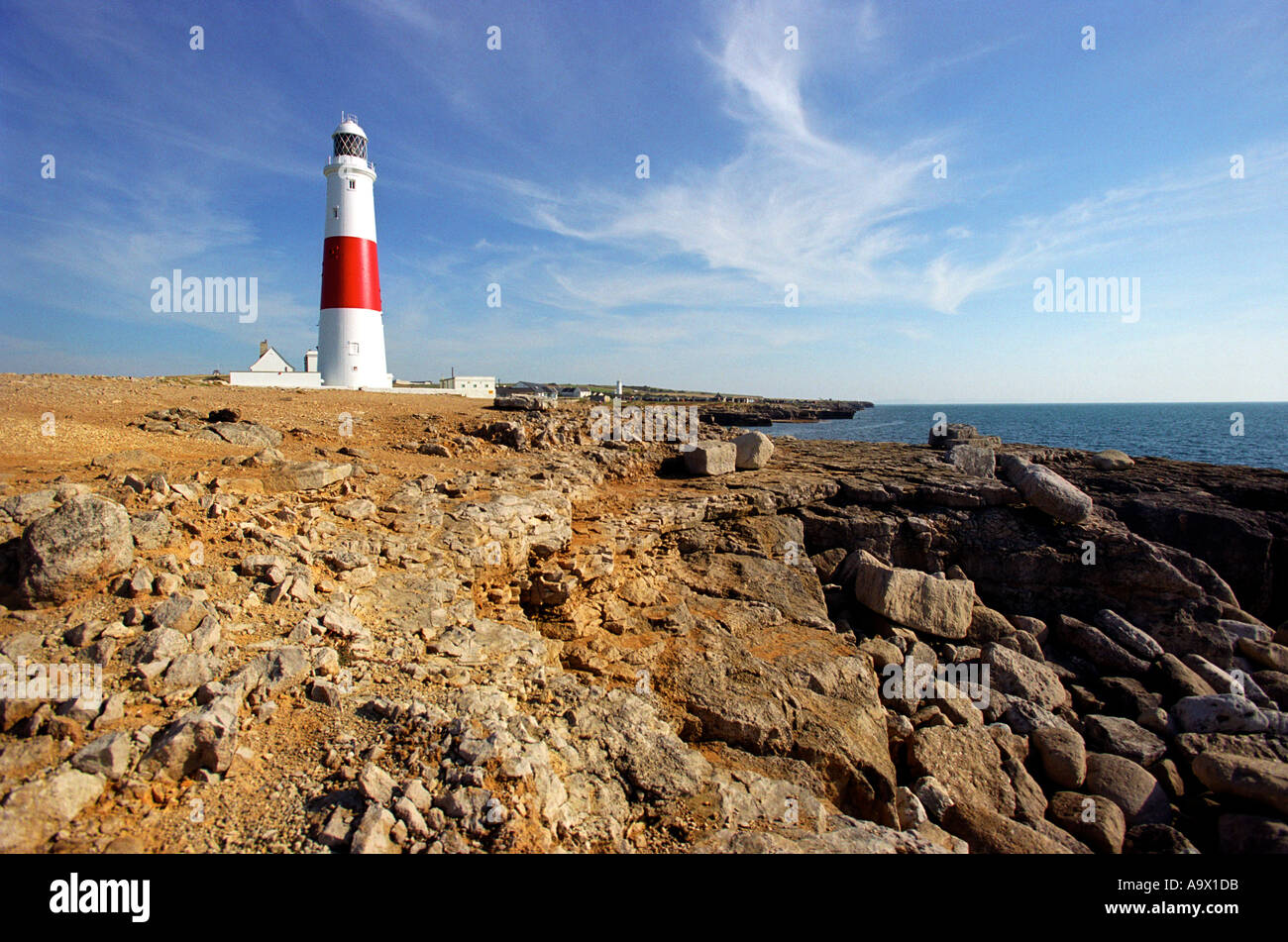 Phare de Portland à Portland, dans le Dorset UK Grande-Bretagne Banque D'Images