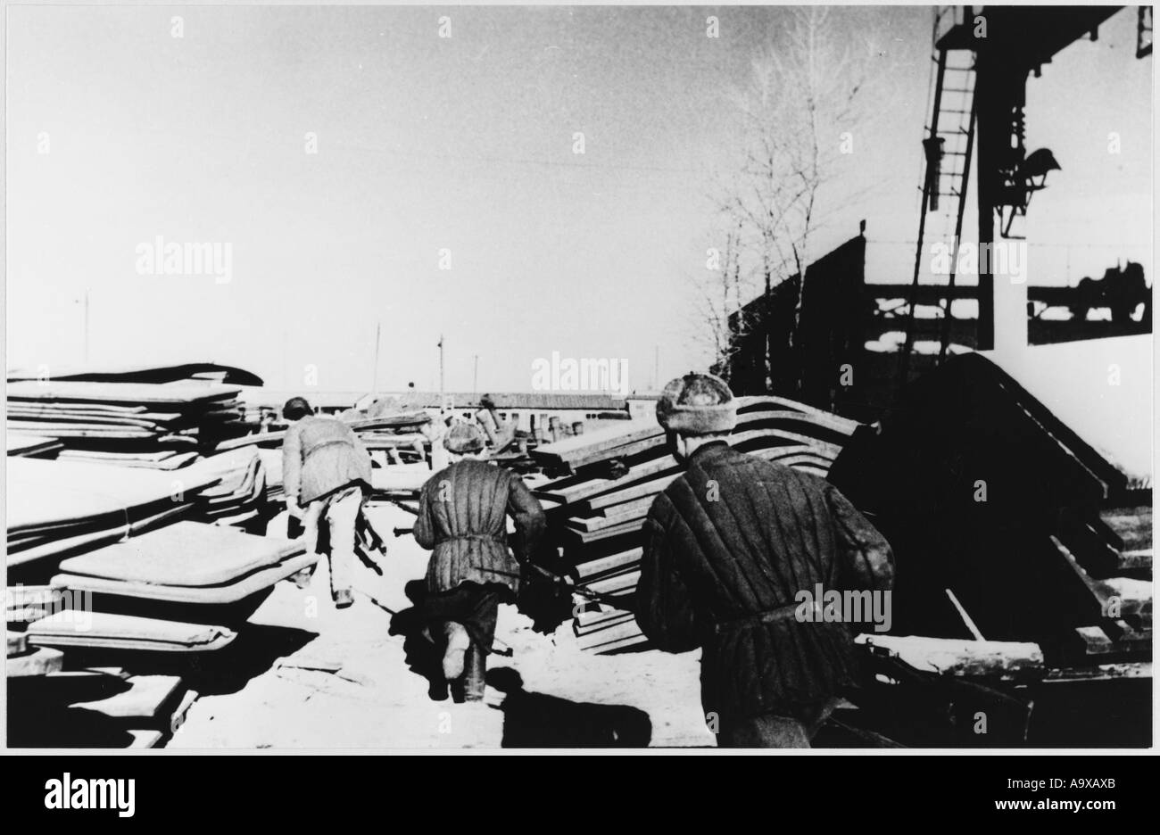 Usine de tracteurs de Stalingrad Banque D'Images