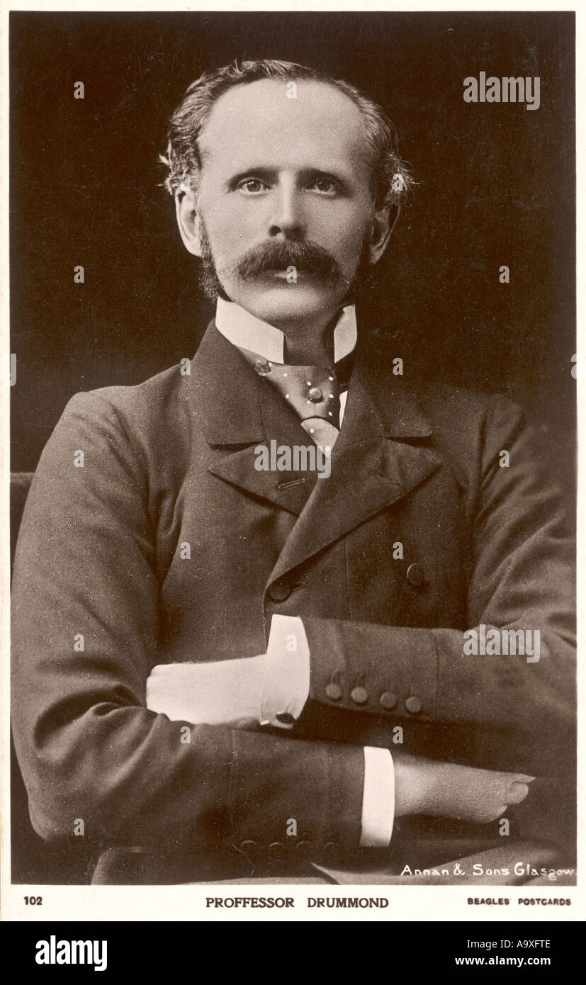 Carte postale Henry Drummond Banque D'Images