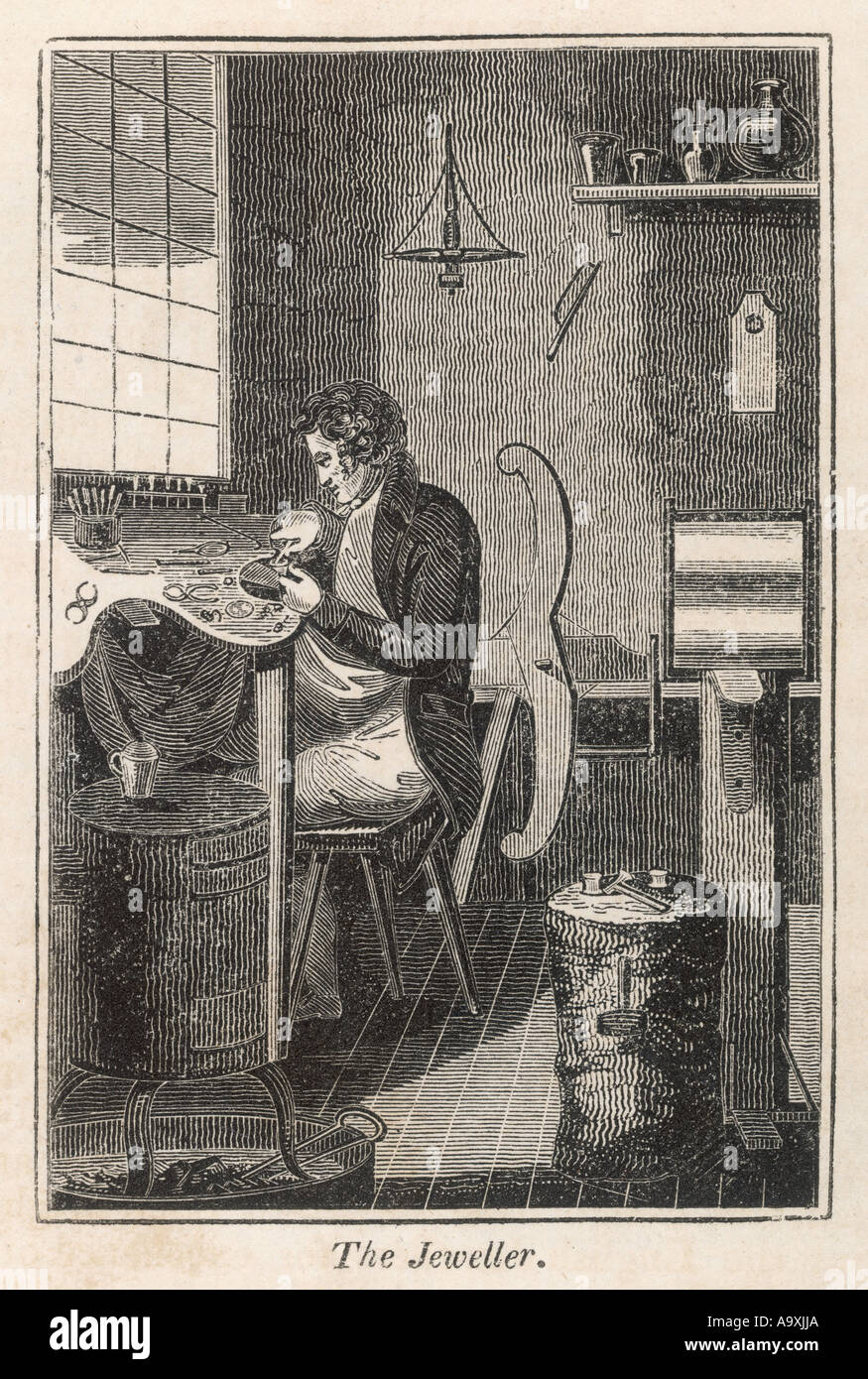 Bijoutier 1827 Banque D'Images