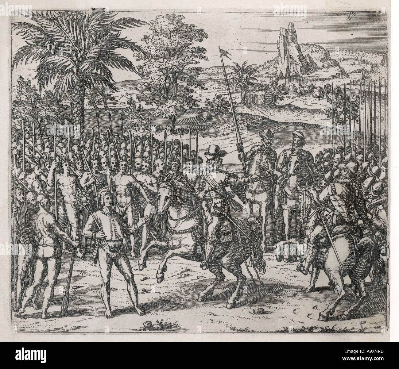 De Soto en tant qu'Envoyé spécial 1532 Banque D'Images