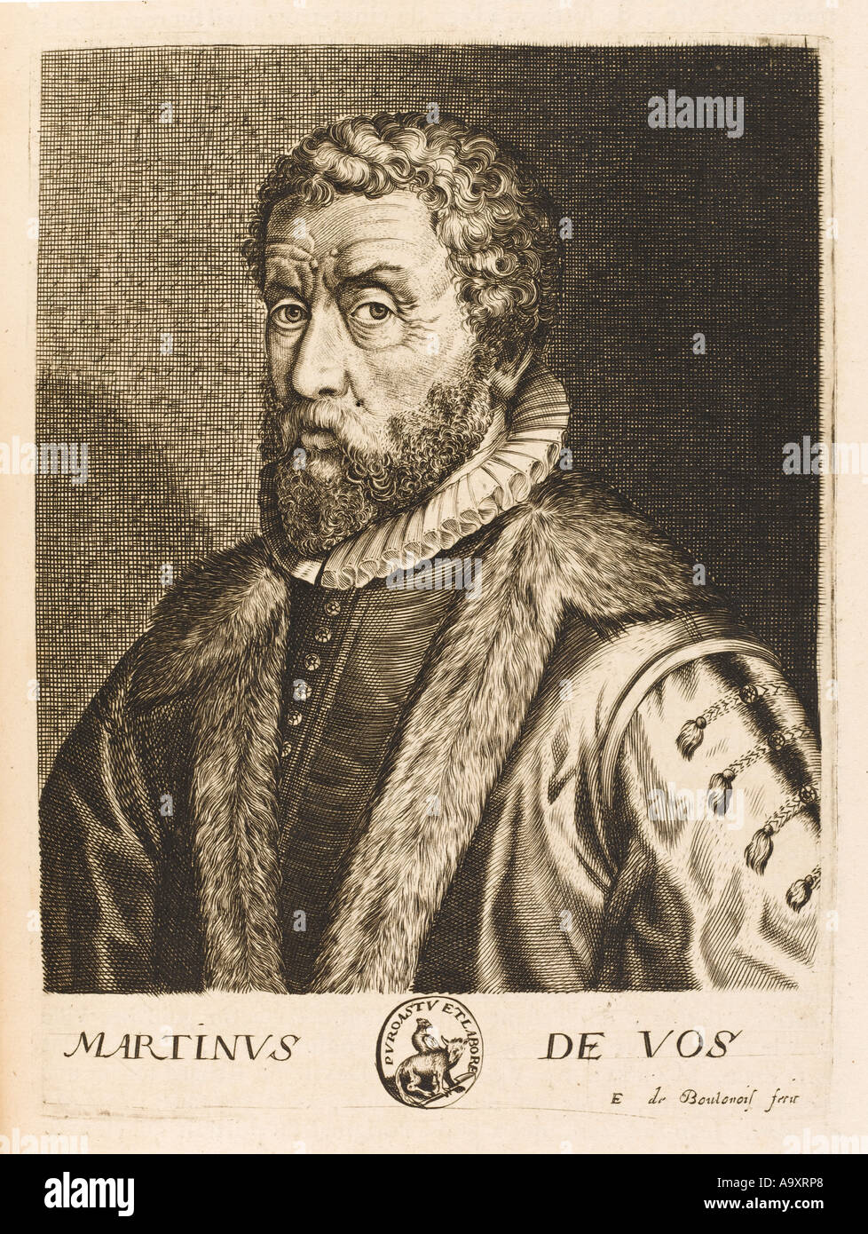 Maerten de Vos Boulonois Banque D'Images