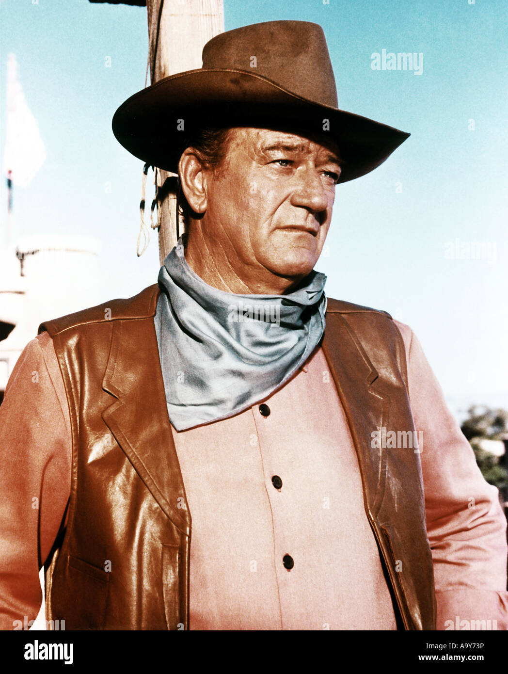 Le chariot de guerre - 1967 Universal film avec John Wayne Banque D'Images