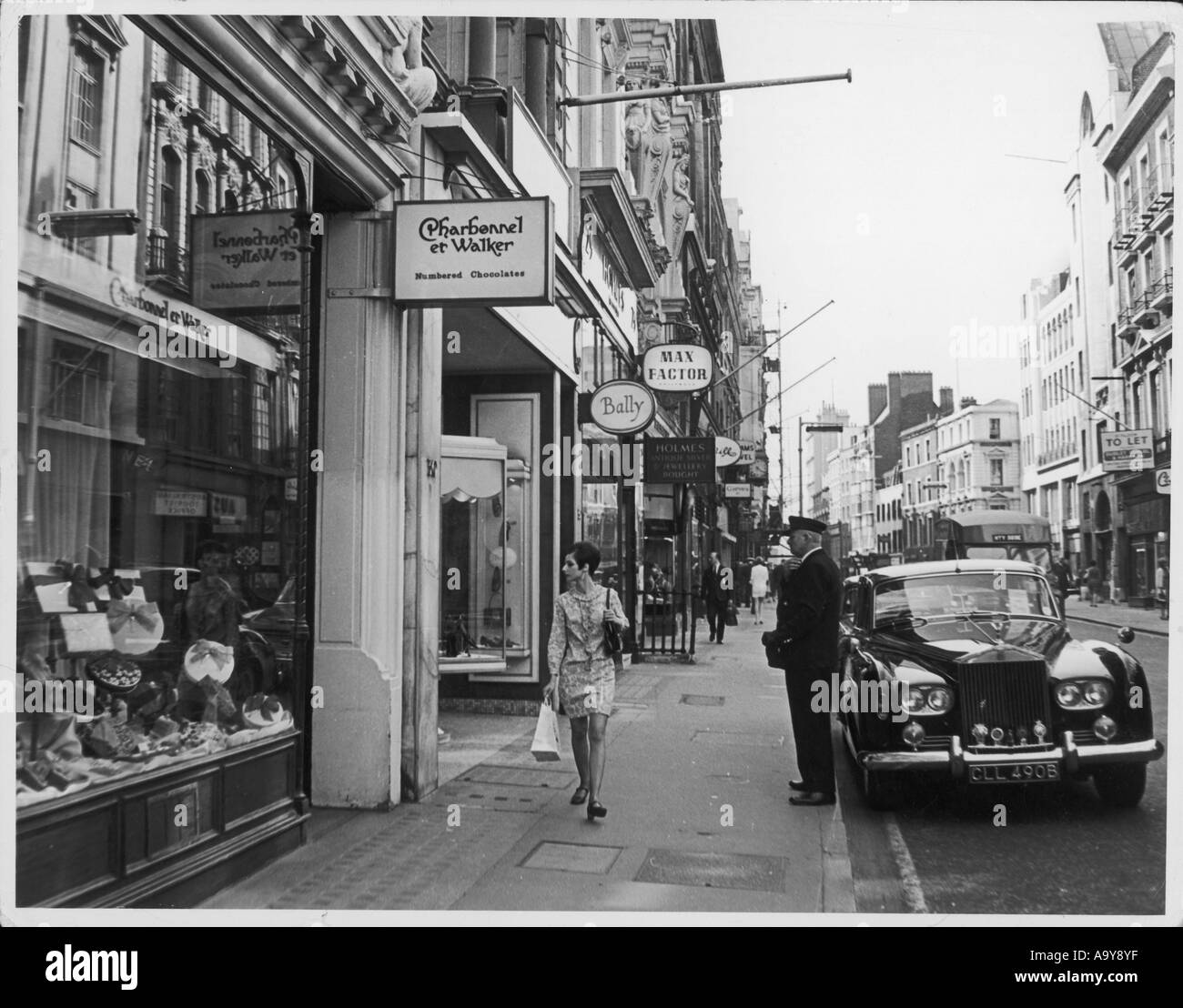 Bond St 1960 Banque D'Images