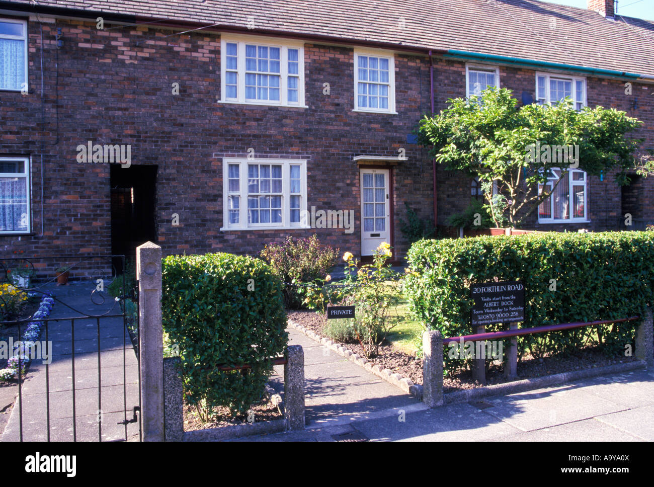 20 Forthlin Road, maison d'enfance de Paul McCartney à Liverpool, Royaume-Uni Banque D'Images