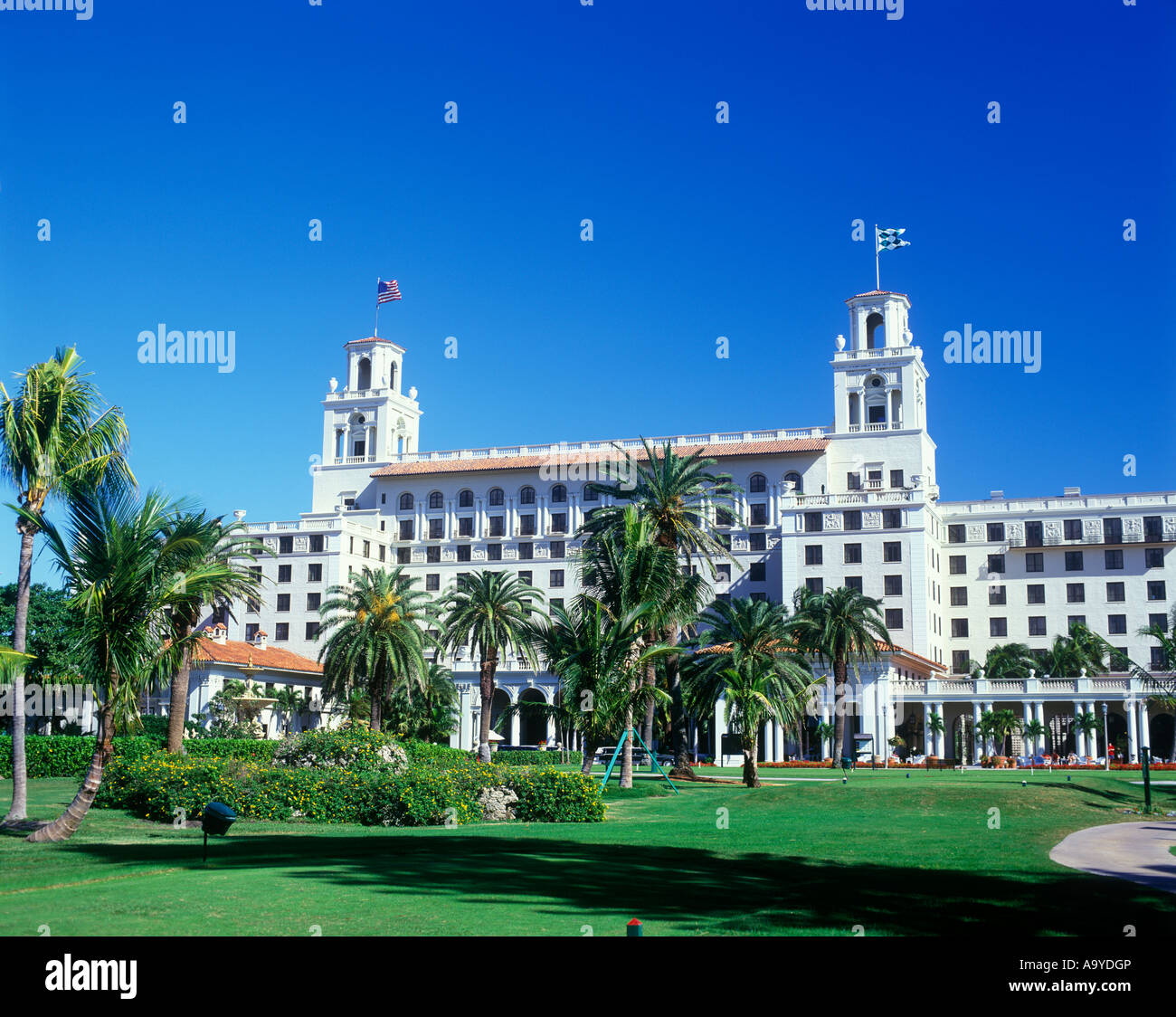 Les disjoncteurs GOLF HÔTEL PALM BEACH FLORIDE USA Banque D'Images