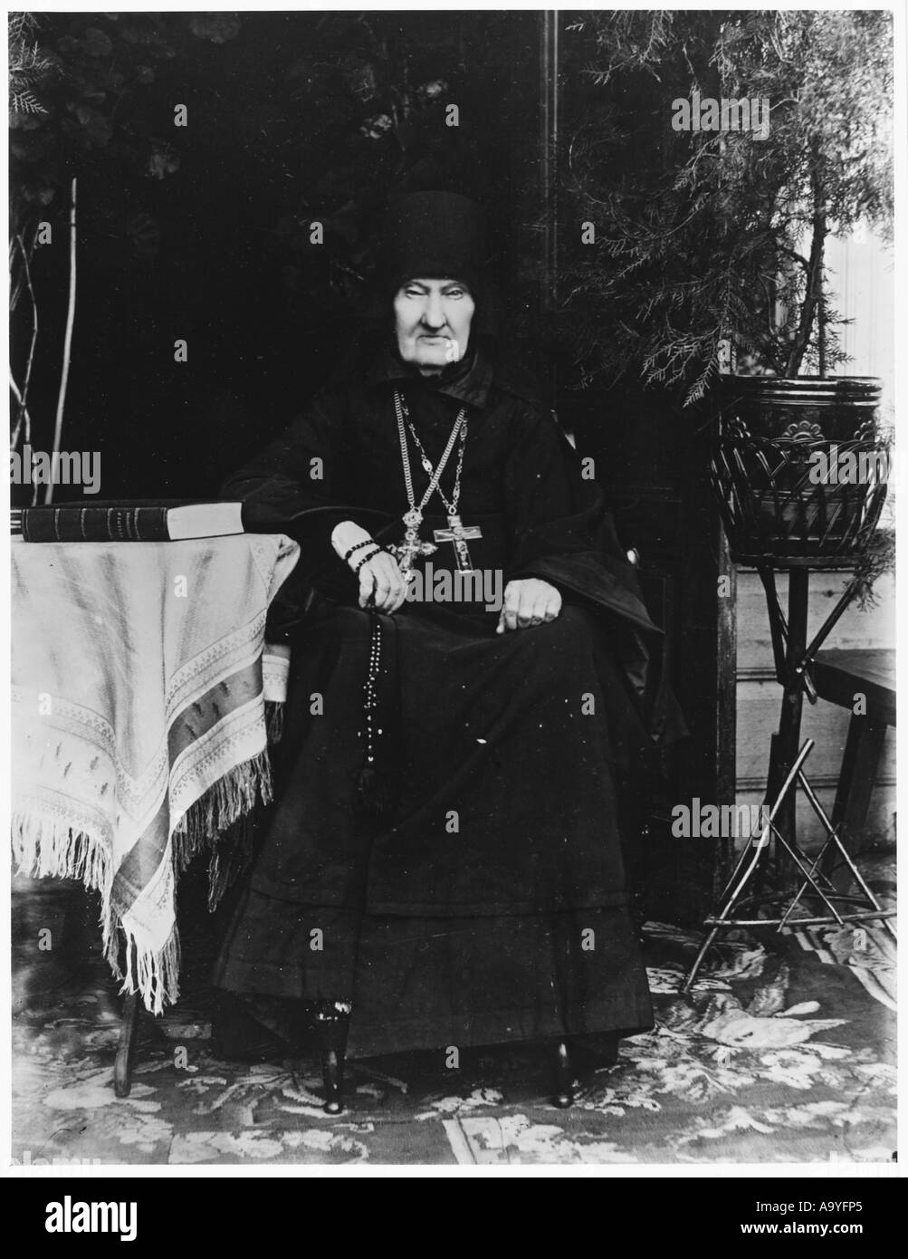 Prêtre Orthodoxe russe Banque D'Images