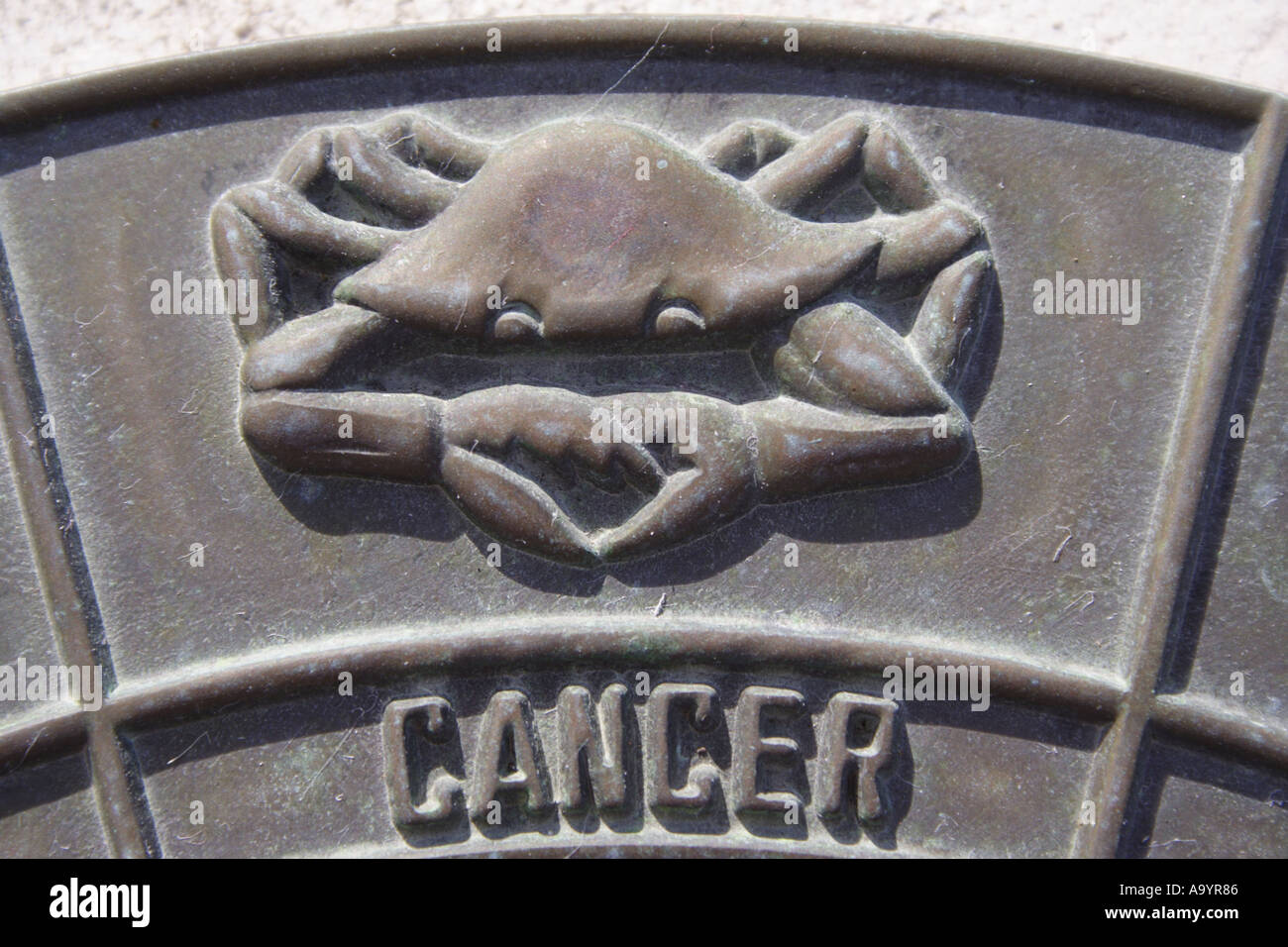 Un cadran solaire MONTRE DES SIGNES DE LA ZODIAK BAPD1825 Banque D'Images