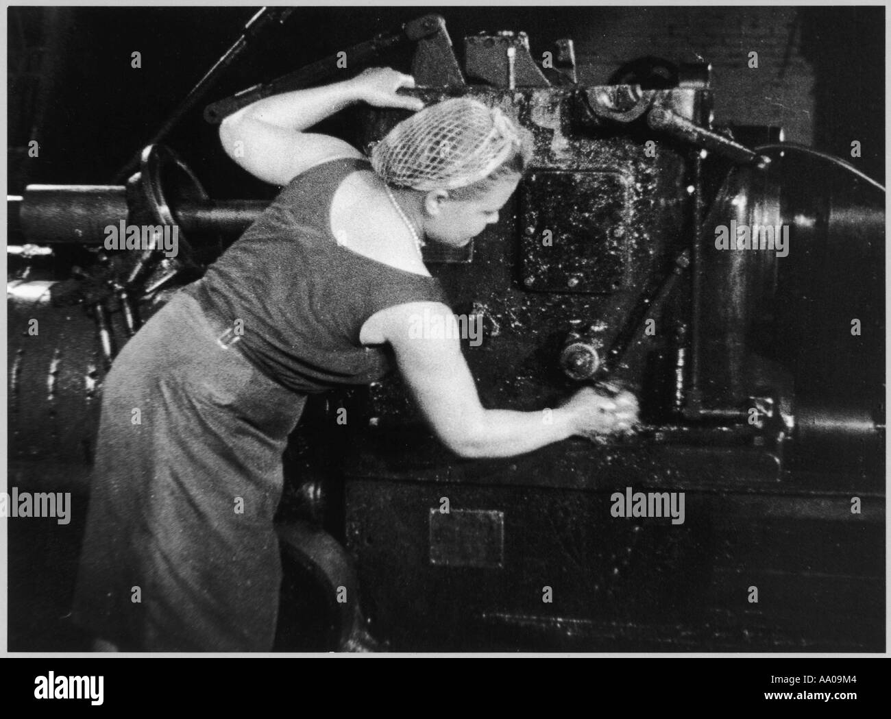 Usine de femme Banque D'Images