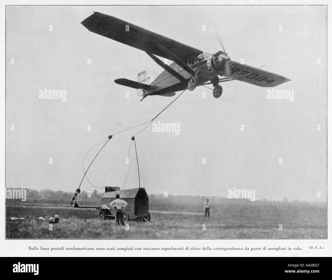 Projet 1930 Poste aérienne Banque D'Images