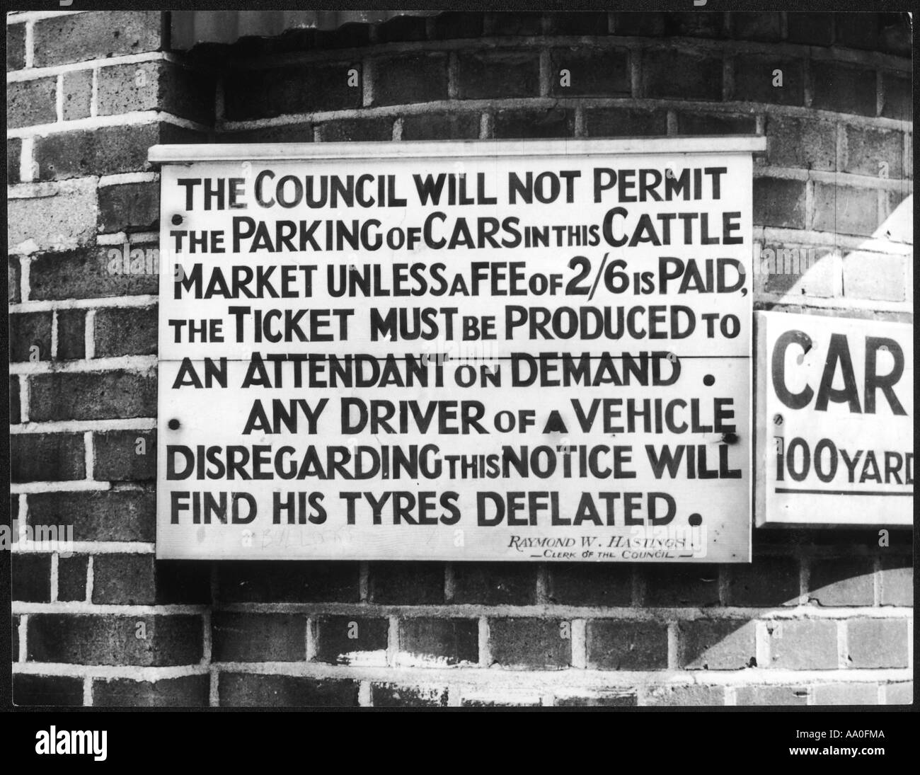 Avis déflationniste Banque D'Images