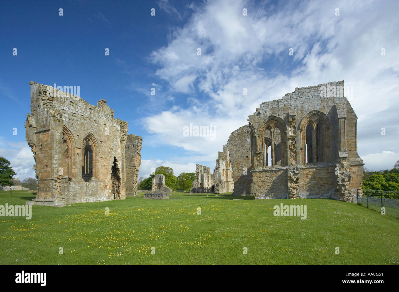 Abbaye Egglestone près de Barnard Castle County Durham Angleterre Banque D'Images