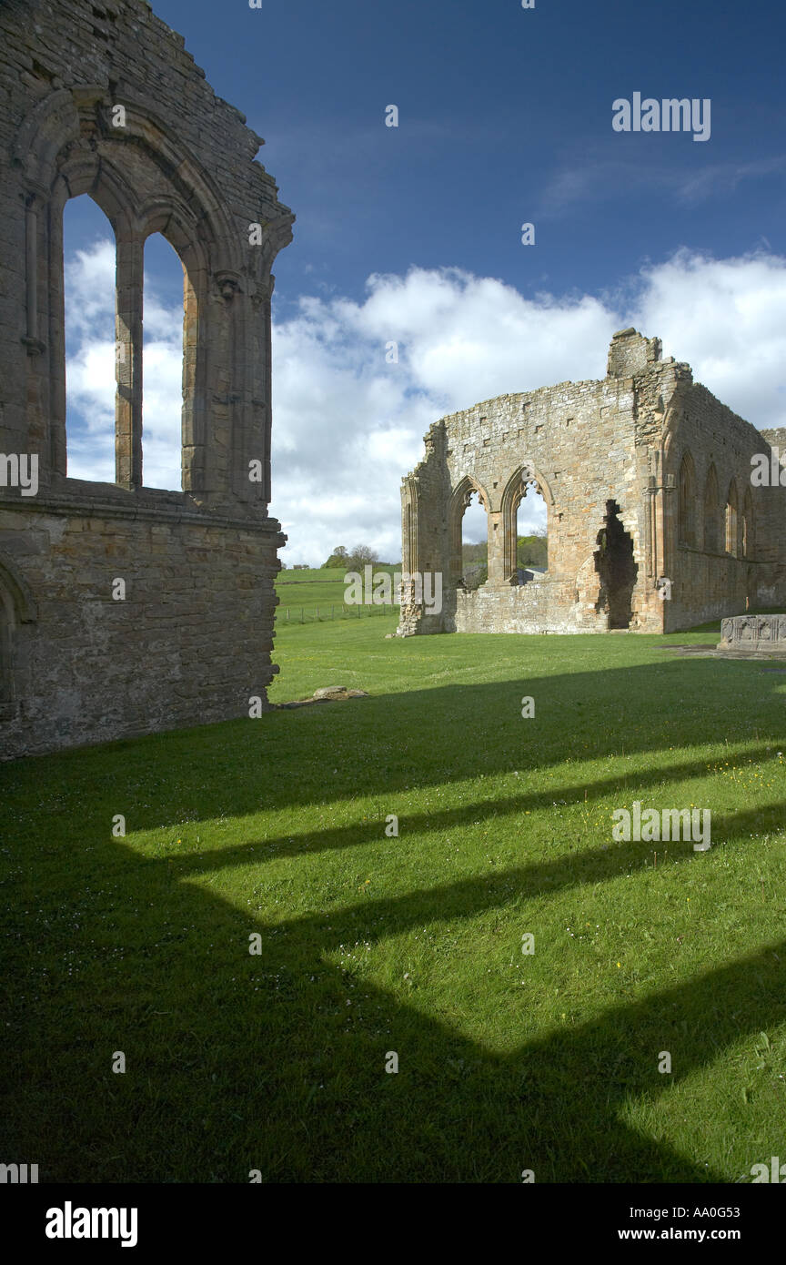 Abbaye Egglestone près de Barnard Castle County Durham Banque D'Images