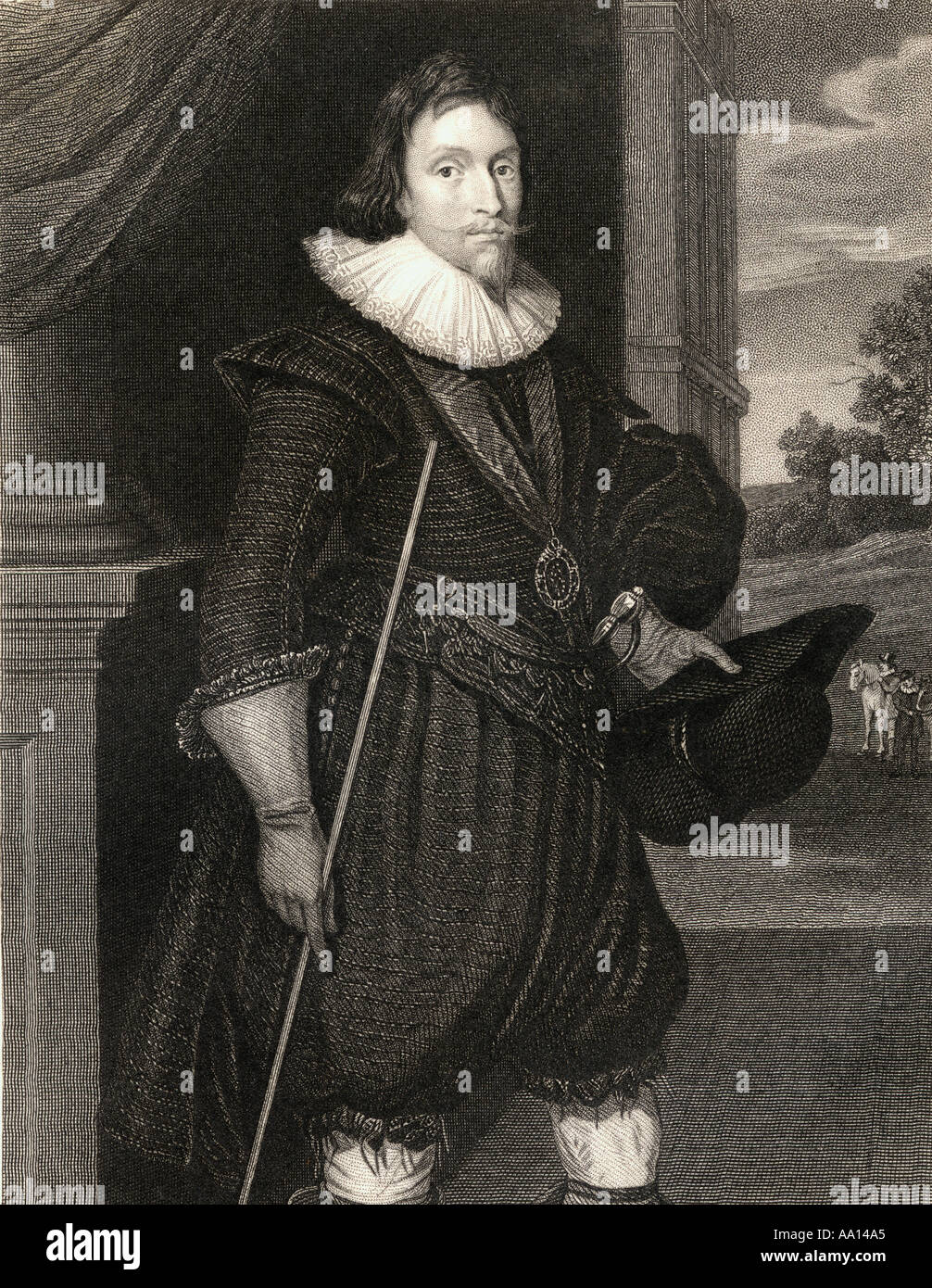 James Hamilton, 2e marquis d'Hamilton et 4e comte d'Arran, 1589 - 1625. Homme politique écossais. Banque D'Images