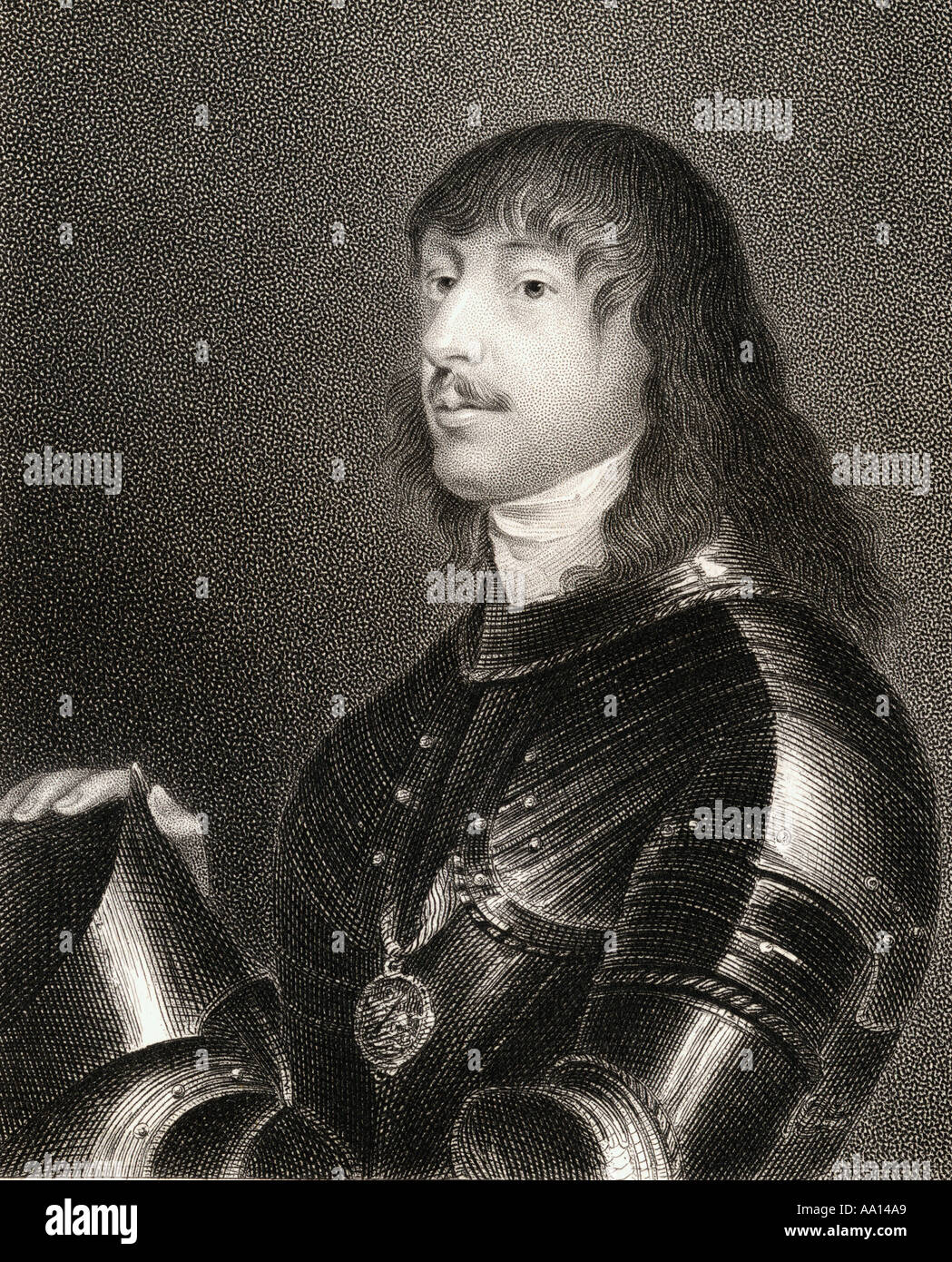 James Stanley, 7e comte de Derby, 1607 - 1651, alias Lord Strange byname grand comte de Derby. Noble anglais, par les pairs et l'homme politique. Banque D'Images