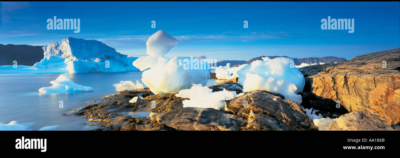 La baie de Disko Groenland Banque D'Images