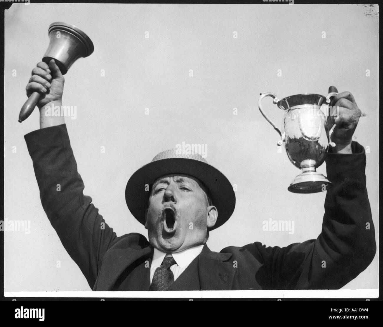 Crieur Champion Banque D'Images