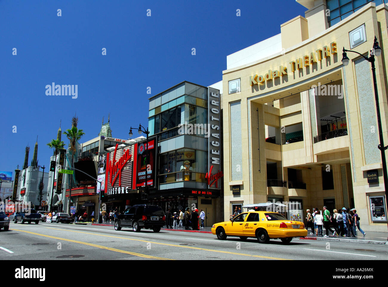 Le Kodak Theatre noms maintenant le théâtre Dolby sur Sunset Boulevard à Hollywood LA Banque D'Images