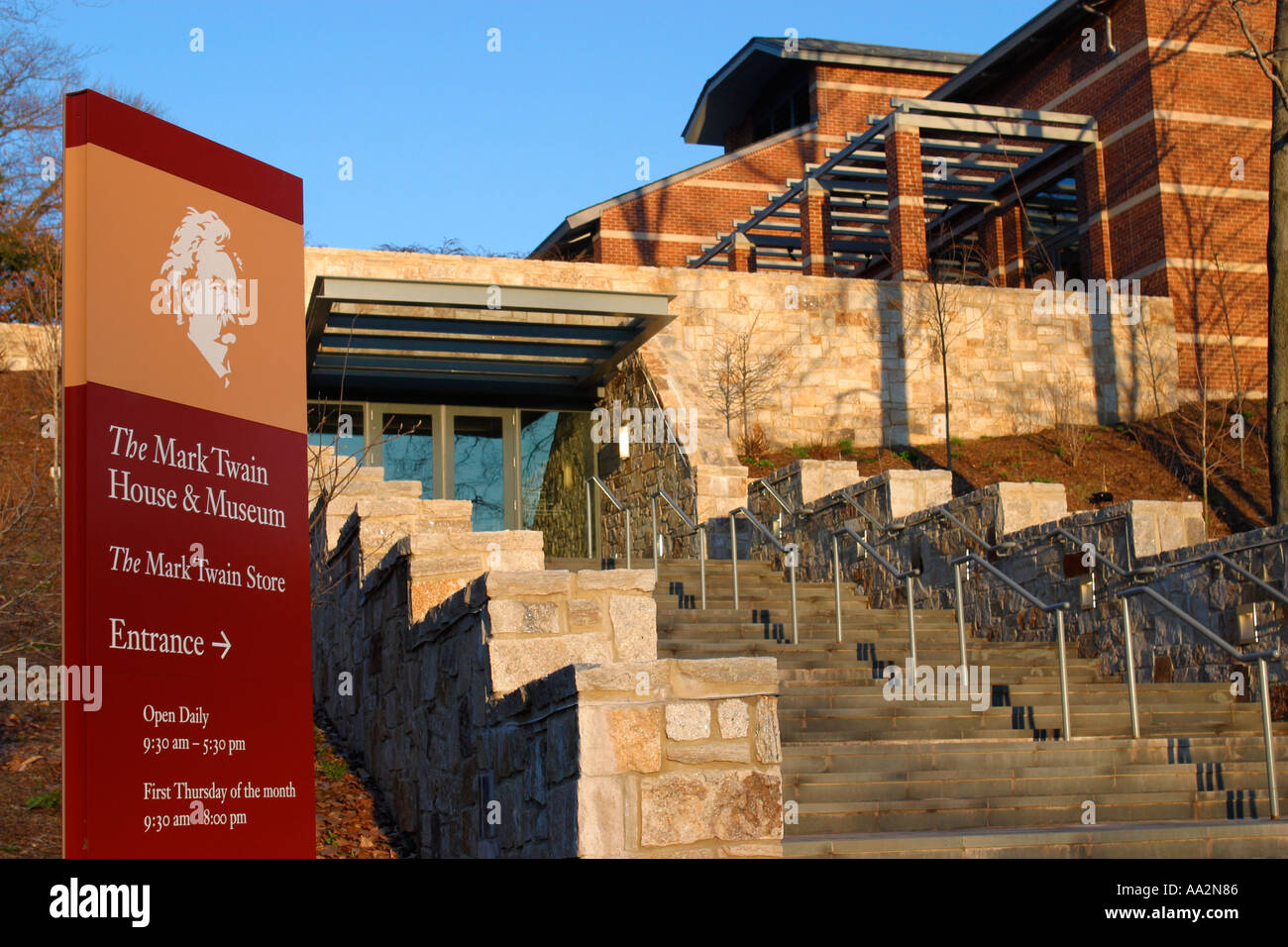 Mark Twain House et musée de Hartford Connecticut Banque D'Images