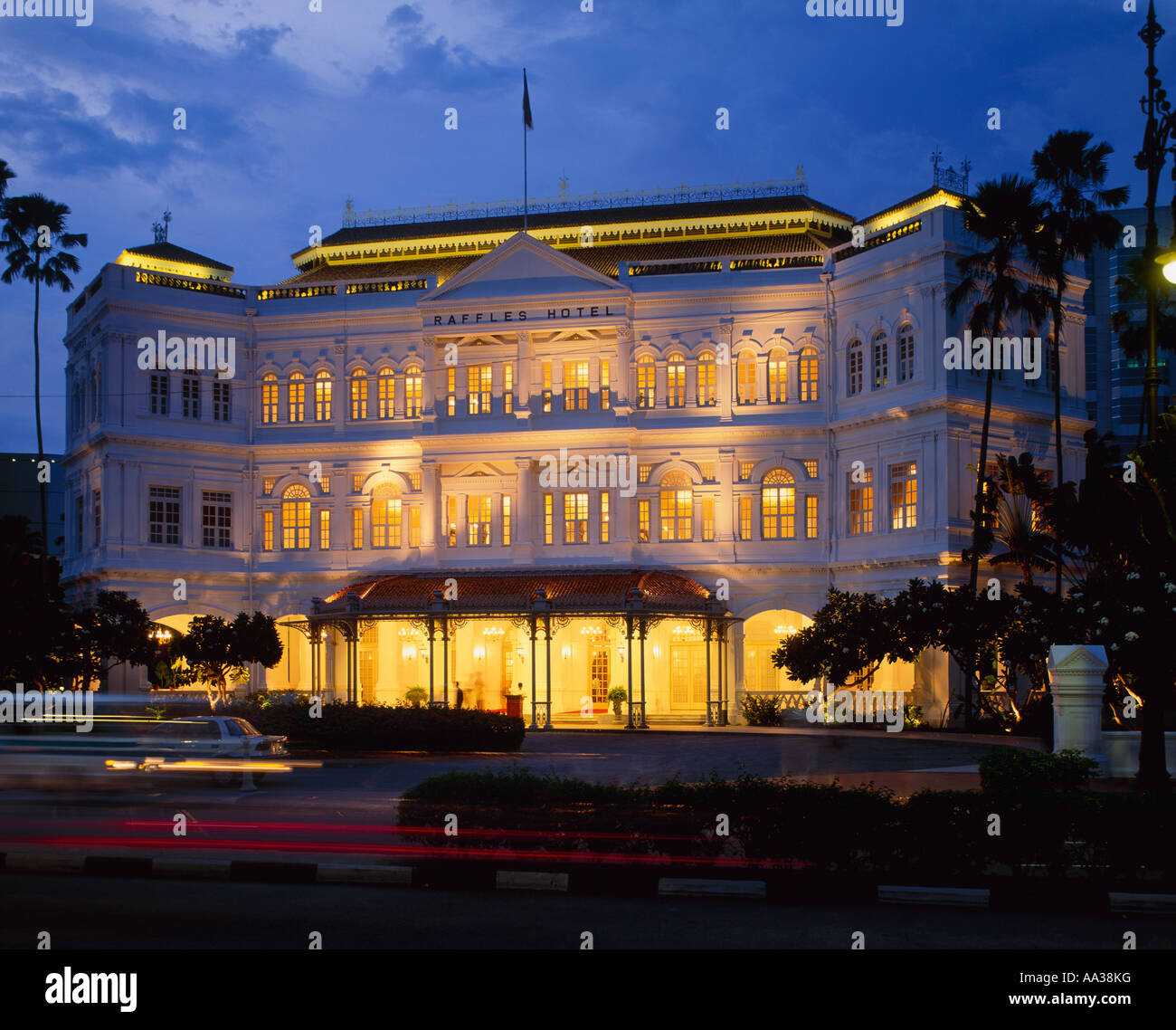 Raffles Hotel Singapore Banque D'Images