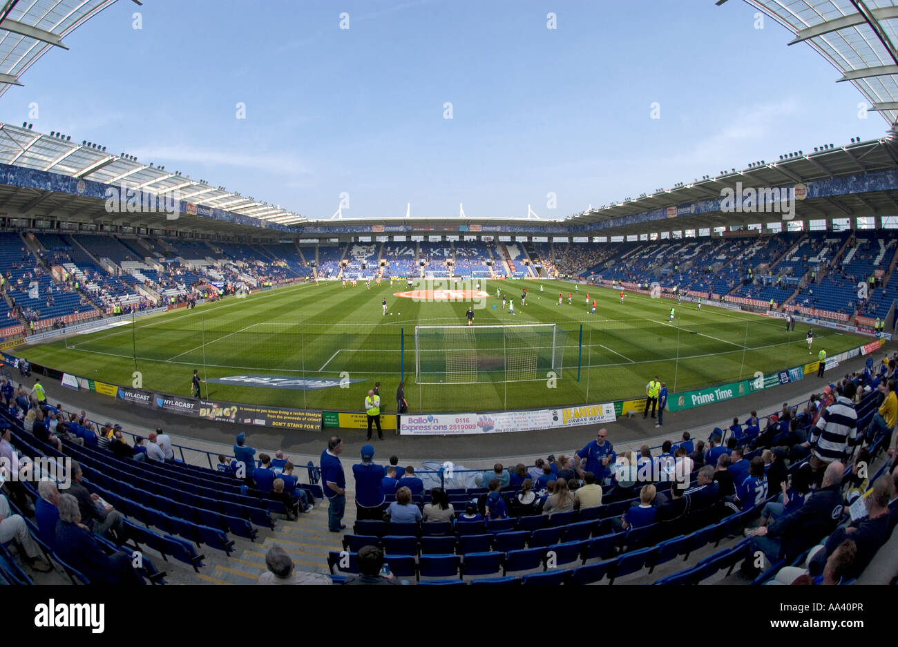 Leicester City Vs Norwich City 14 04 2007 Coca Cola Championship Stade Walkers Banque D'Images