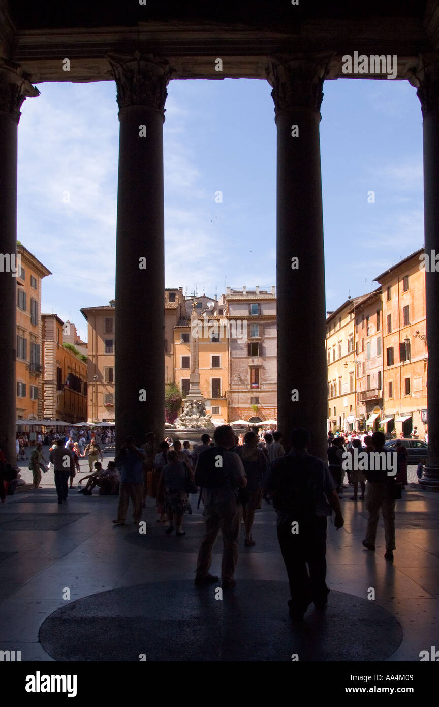 Rotonde Rome Italie Banque D'Images