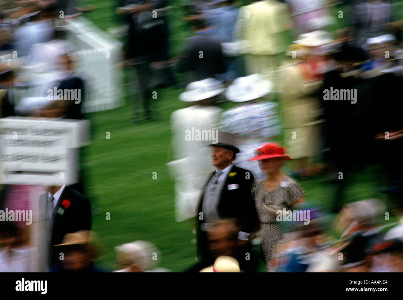 Les courses d'Ascot, 1986. Ascot, en Angleterre. Banque D'Images