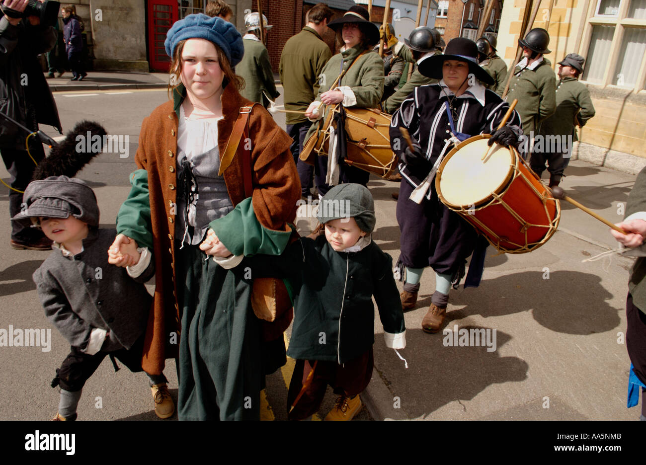 La guerre civile anglaise, représenté à la société Hogan-vexel Berkeley Gloucestershire England UK Banque D'Images