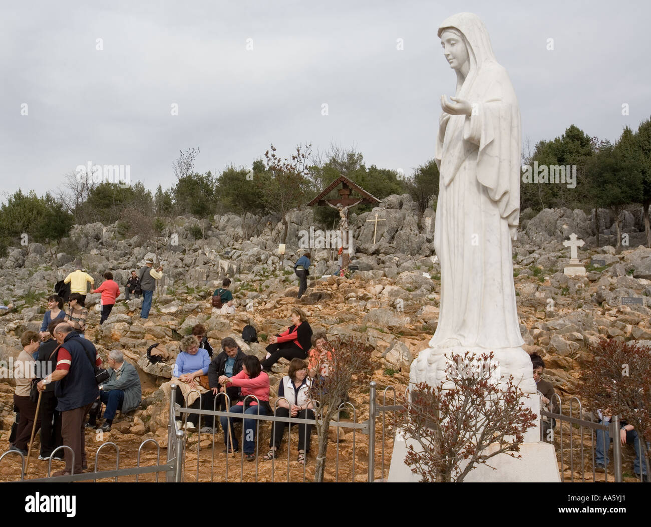 La Vierge Marie à Medjugorje, Bosnie Photo Stock Alamy