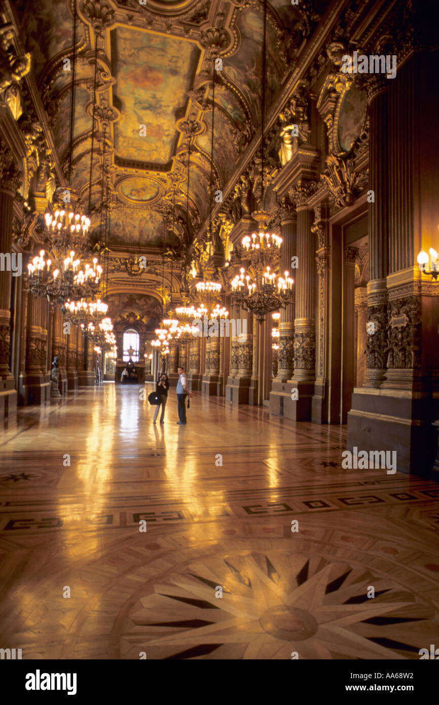 France Paris l'Opéra Garnier Grand Foyer Banque D'Images