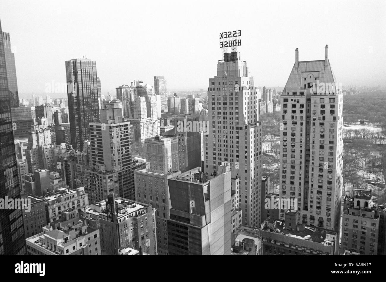 Essex House, Sky Scraper, New York, États-Unis Banque D'Images
