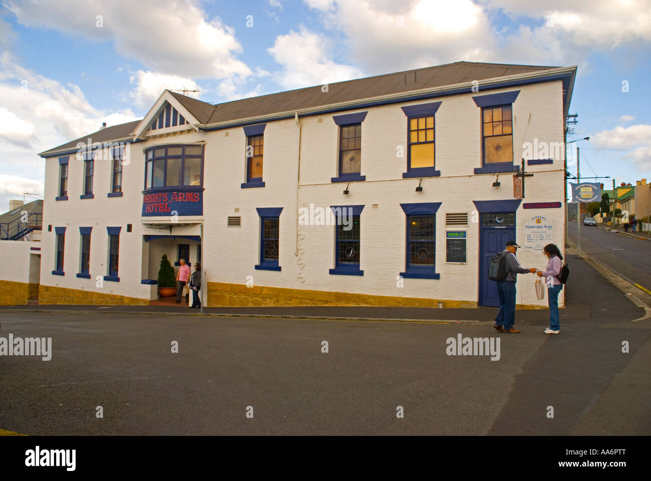 Les charpentiers de Arms Hotel de Hobart Tasmanie de Battery Point Banque D'Images