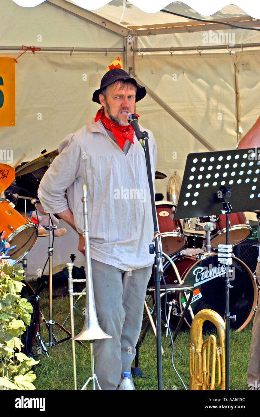 Vieil anglais traditionnel Folk music band, partie de la Bristol Summer Music Festival. Banque D'Images