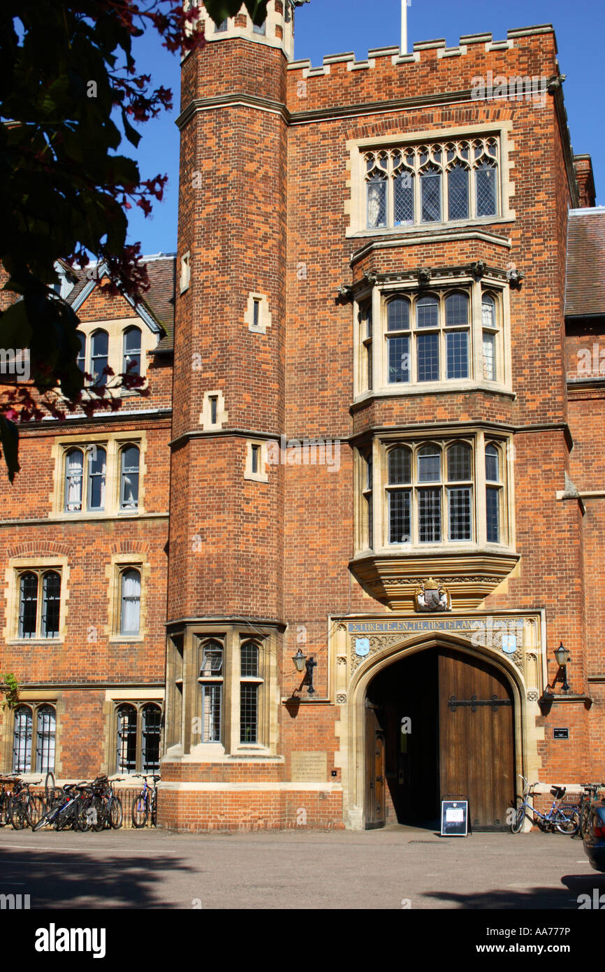 Selwyn College de Cambridge, en Angleterre. Banque D'Images