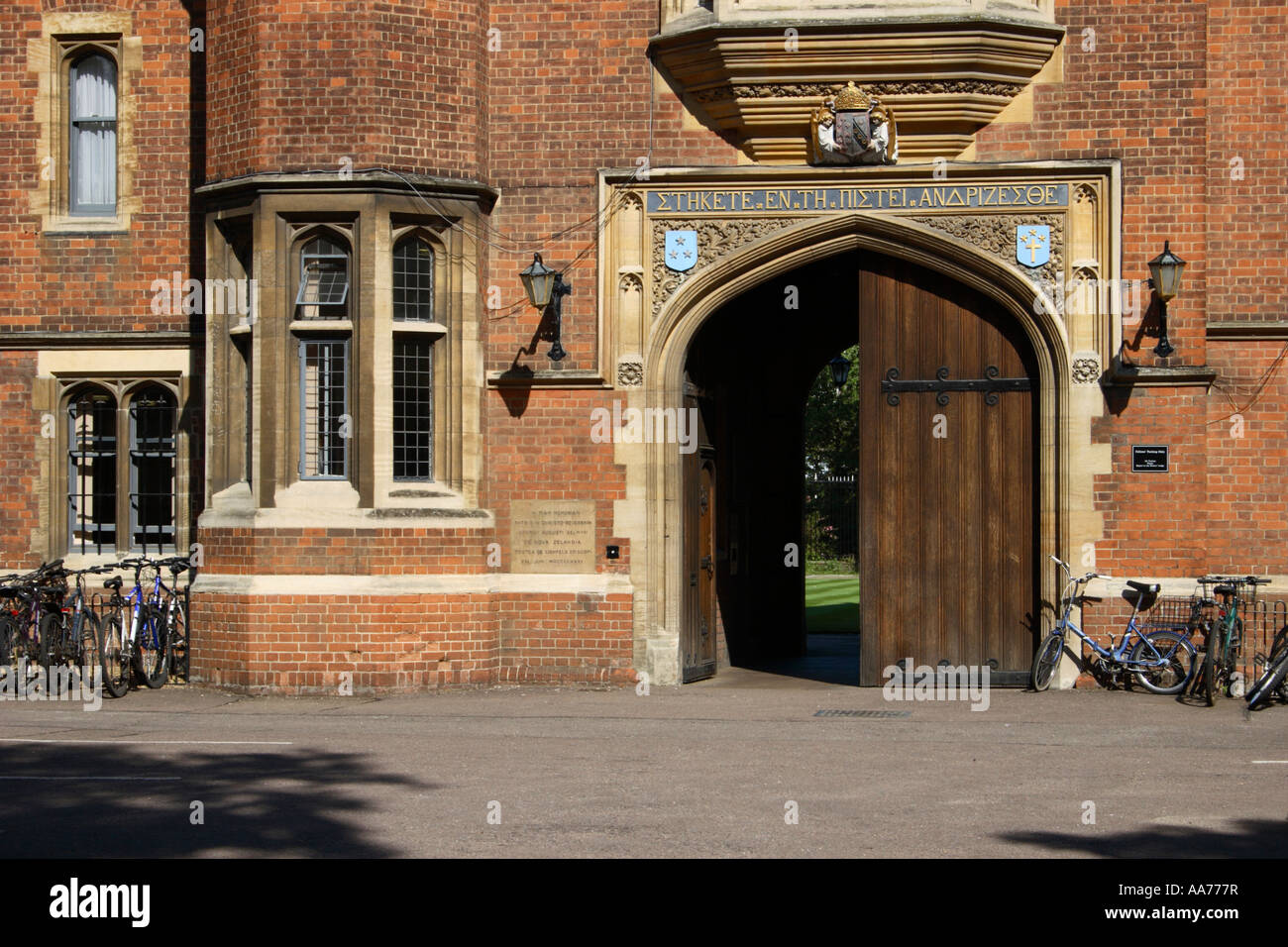 Selwyn College, Cambridge, Angleterre. Banque D'Images