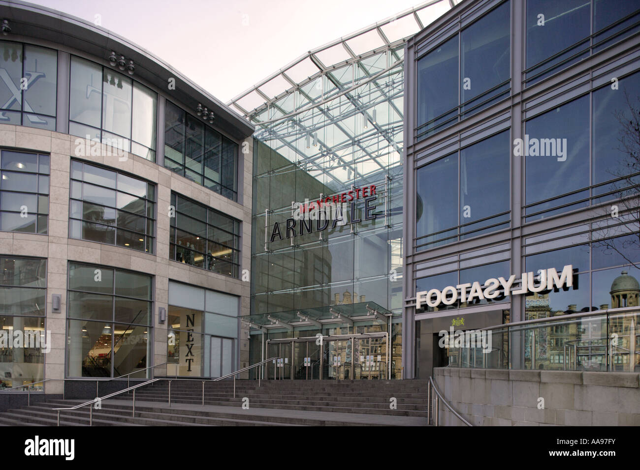 Le centre commercial Arndale à Manchester UK Banque D'Images