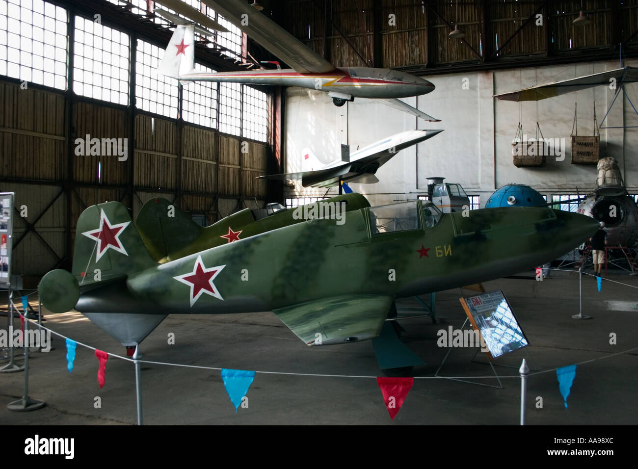 Fusée bi-1, moteur d'avion un avion russe, Russie, Moscou, Moscow Banque D'Images