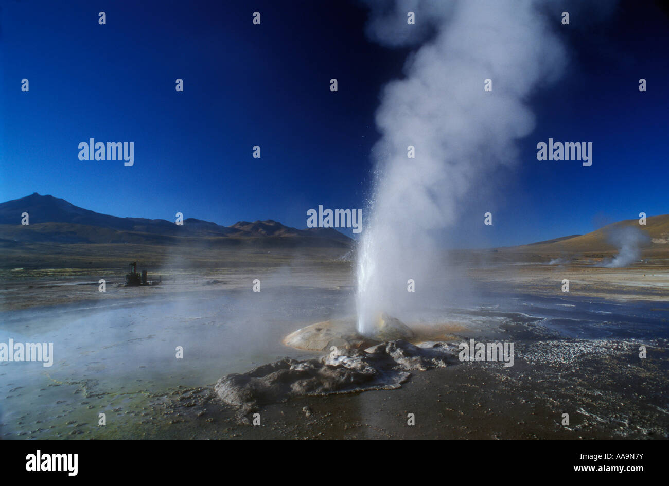 CHL Chili geysers du Tatio vulcan désert d'Atacama Banque D'Images