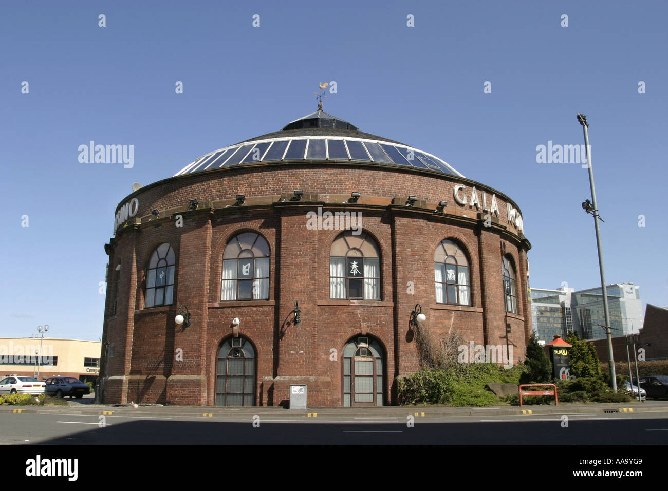 La Rotonde du Nord sur les rives de la rivière Clyde Glasgow Ecosse qui est un casino et le restaurant Banque D'Images