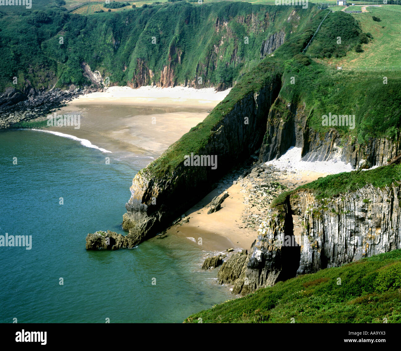 Skrinkle haven près de tenby, pembrokeshire West Wales Banque D'Images