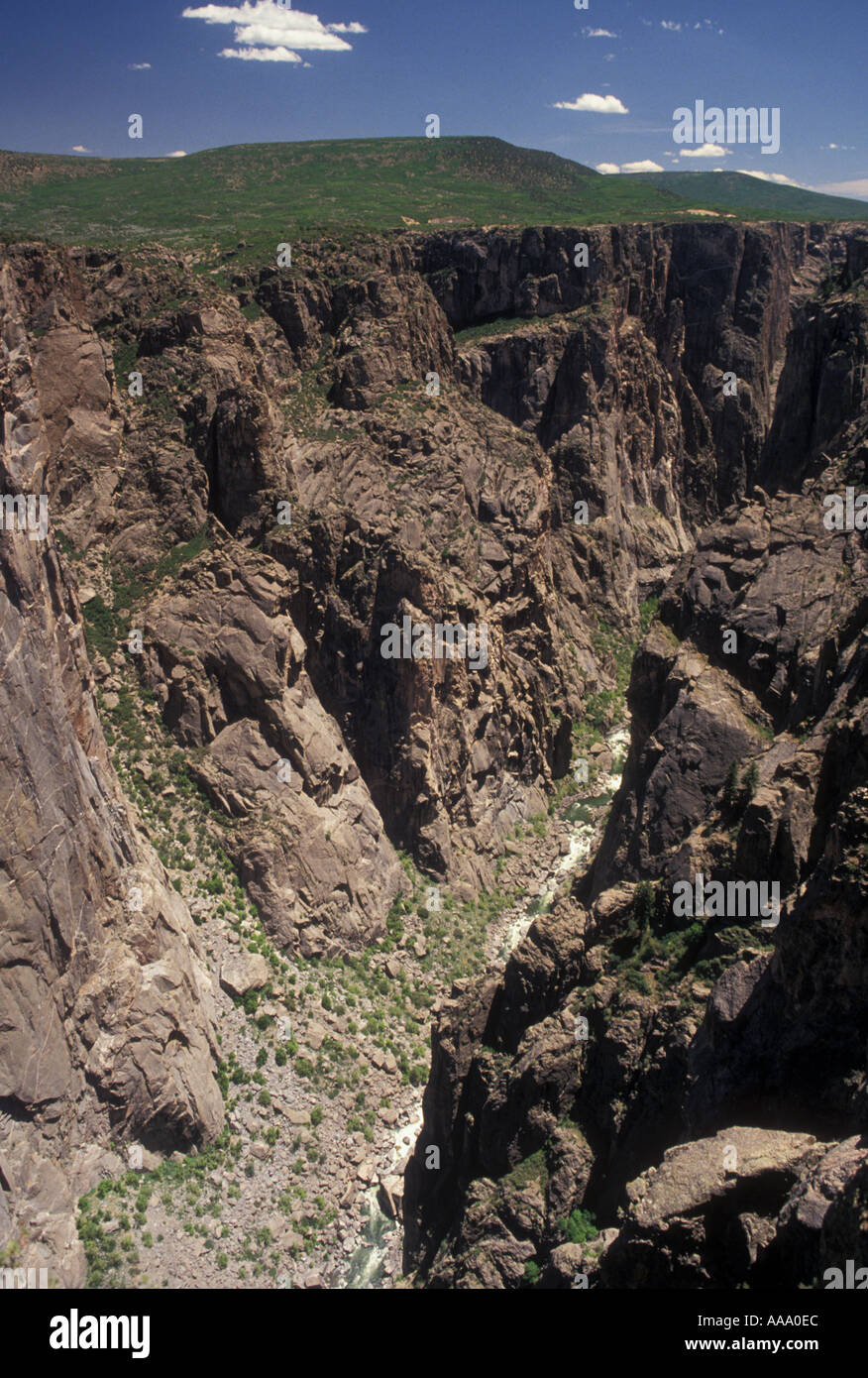 AJ12355, Parc National Black Canyon of the Gunnison, CO, Colorado Banque D'Images