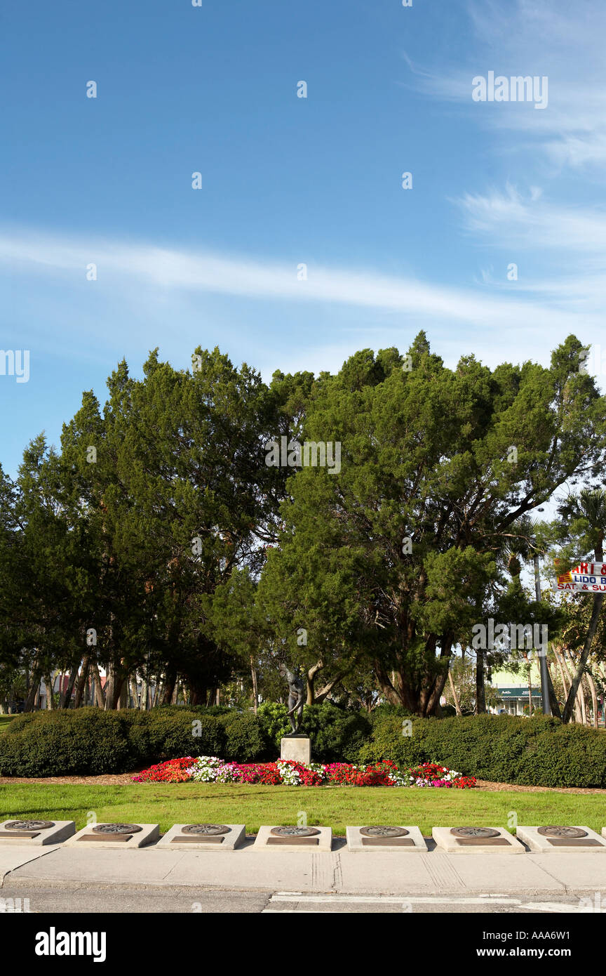 Armands Circle Center pour le shopping et les bars de la john ringling blvd, armands key Sarasota en Floride, États-Unis États-Unis d'Amérique Banque D'Images