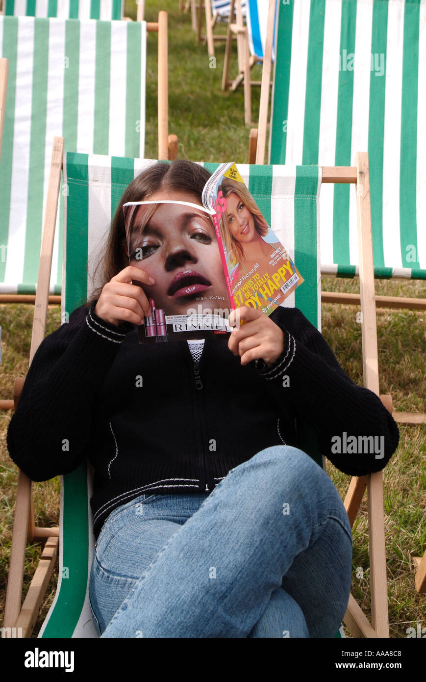 Le visage dit tout pure Bliss Banque D'Images