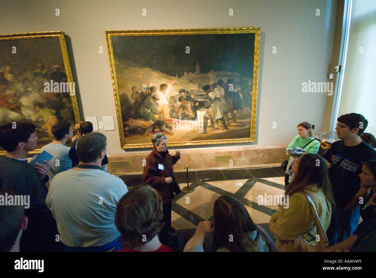 Exécution des défenseurs de Madrid Mai 1808 par Goya Musée du Prado Banque D'Images