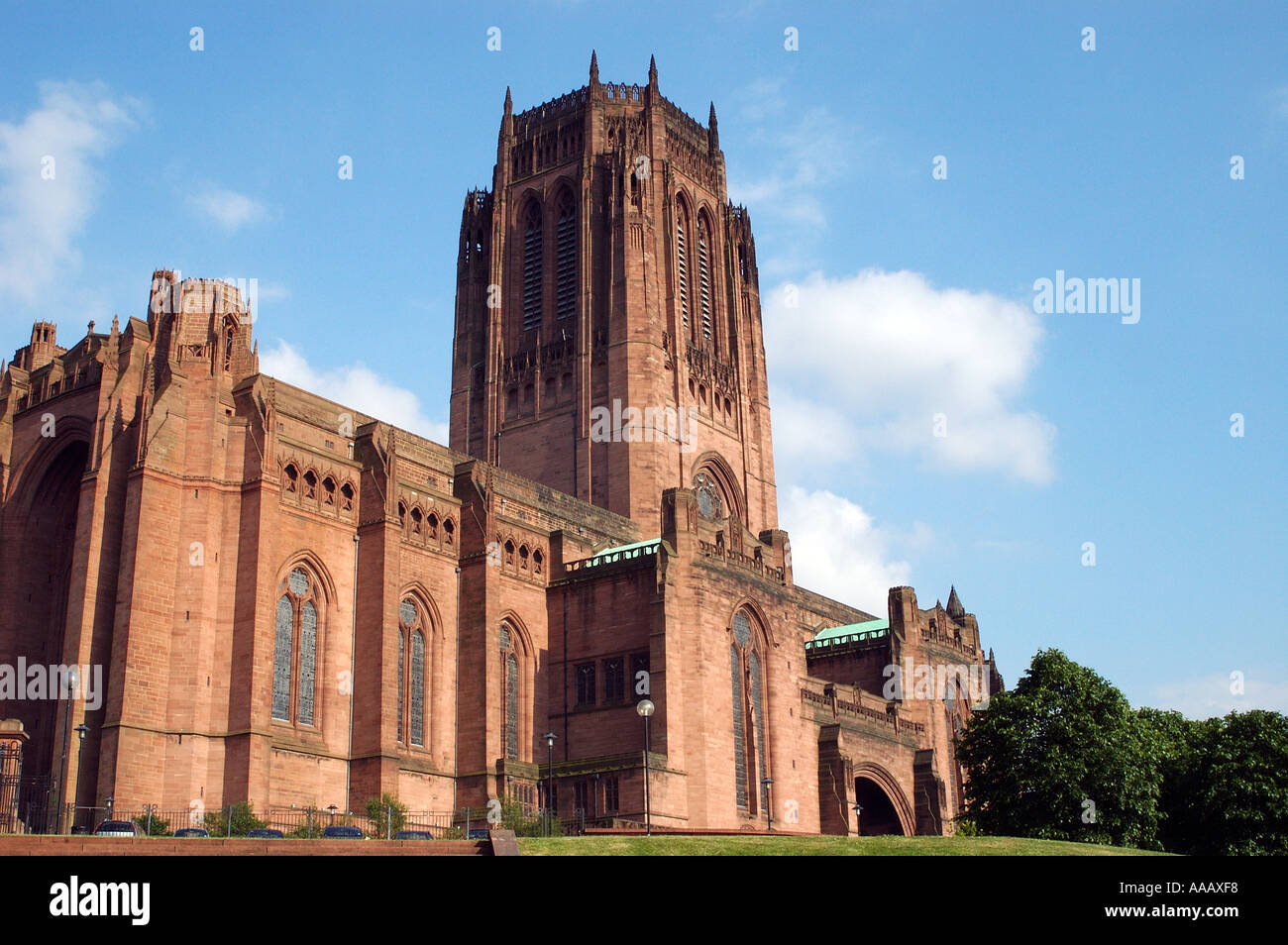 Anglican Cathedral Liverpool Banque D'Images