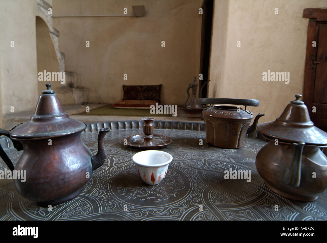 Bayt al-Suhaymi, hôtel particulier de la famille traditionnelle, Le Caire islamique, l'Egypte Banque D'Images