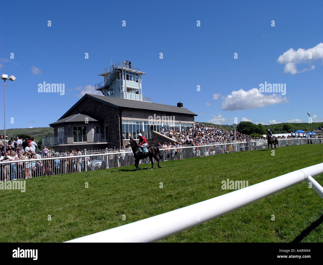 La Journée de la course à Cartmel Banque D'Images